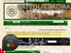 'cattoliciromani.com' screenshot