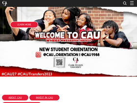 'cau.edu' screenshot