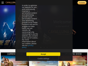 'cavalluna.com' screenshot