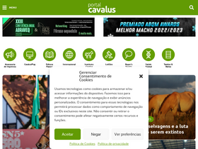 'cavalus.com.br' screenshot