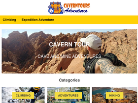'caverntours.com' screenshot