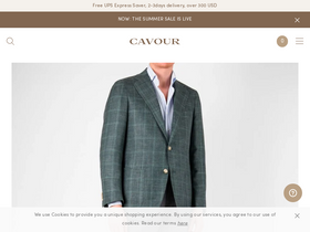 'cavour.co' screenshot