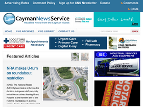 'caymannewsservice.com' screenshot