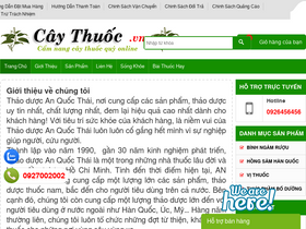 'caythuoc.vn' screenshot