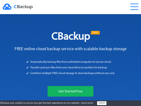 'cbackup.com' screenshot