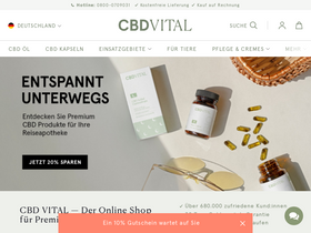 'cbd-vital.de' screenshot