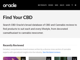 'cbdoracle.com' screenshot