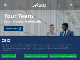 'cbiz.com' screenshot