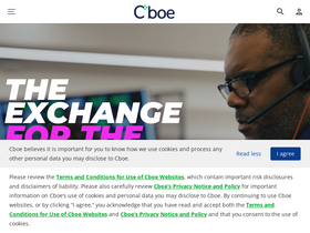 'cboe.com' screenshot