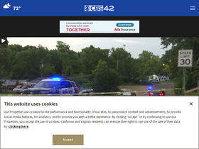 'cbs42.com' screenshot
