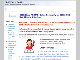 'cbseportal.com' screenshot