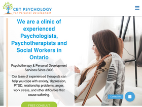 'cbtpsychology.com' screenshot