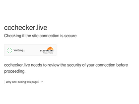 'ccchecker.live' screenshot
