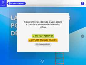 'cci-paris-idf.fr' screenshot