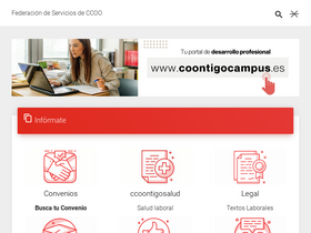 'ccoo-servicios.es' screenshot