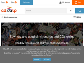 'cdandlp.com' screenshot