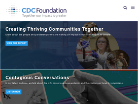 'cdcfoundation.org' screenshot