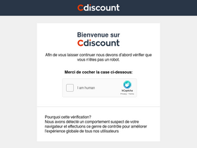 'cdiscount.com' screenshot