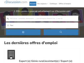 'cdiscussion.com' screenshot