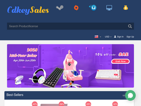'cdkeysales.com' screenshot