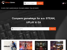 'cdkeysforgames.com' screenshot