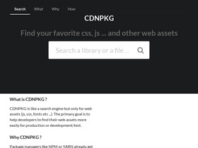'cdnpkg.com' screenshot
