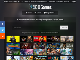 'cdxgames.com' screenshot