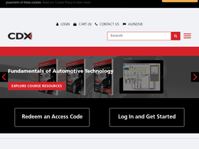 'cdxlearning.com' screenshot