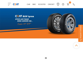 'ceat.com' screenshot