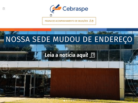 'cebraspe.org.br' screenshot