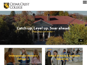'cedarcrest.edu' screenshot