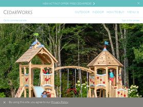 'cedarworks.com' screenshot