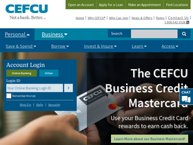 'cefcu.com' screenshot