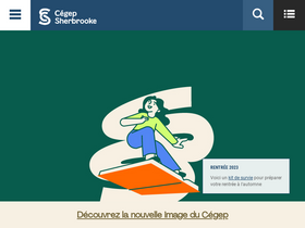 'cegepsherbrooke.qc.ca' screenshot