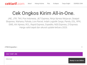 'cektarif.com' screenshot