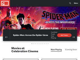 'celebrationcinema.com' screenshot