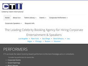 'celebritytalent.net' screenshot