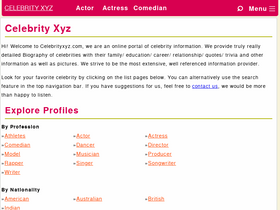 'celebrityxyz.com' screenshot