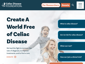 'celiac.org' screenshot