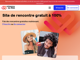 'celibatairesduweb.com' screenshot