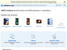 'celulares.com' screenshot