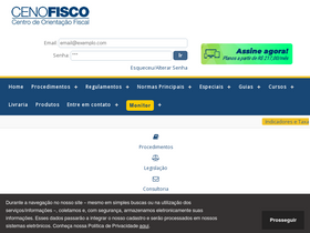 'cenofisco.com.br' screenshot