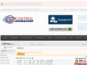 'centos-webpanel.com' screenshot