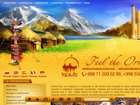 'centralasia-travel.com' screenshot