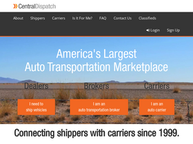 'centraldispatch.com' screenshot