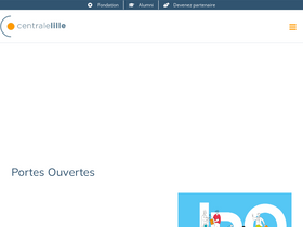 'centralelille.fr' screenshot