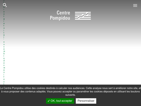 'centrepompidou.fr' screenshot