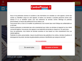 'centrepresseaveyron.fr' screenshot