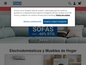 'centrohogarsanchez.es' screenshot