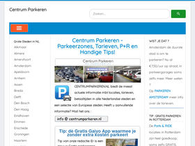 'centrumparkeren.nl' screenshot